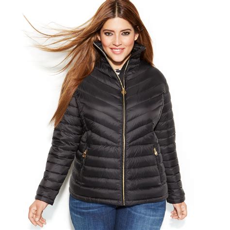 michael kors coats plus size